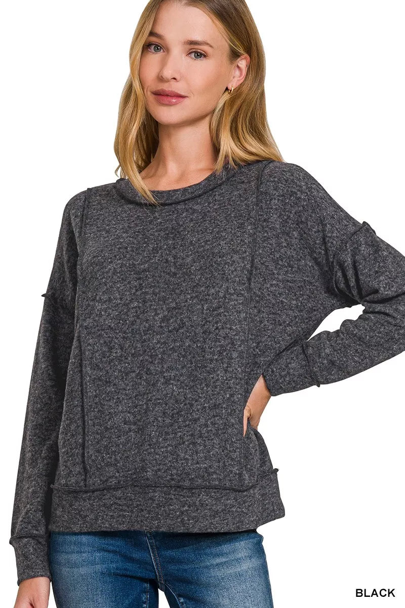 Zenana Brushed Hacci Drop Shoulder Sweater a318e1a4406e4ea58e5e3eca90f31521-Max-Origin Trendsi