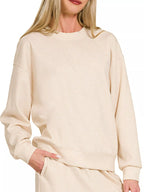 Zenana Outftit Set Beige Scuba Crewneck Pullover and Pants Casual 2 Pcs a36d13d0-3a14-4848-ab50-914ef3c4e3ff-Max-Origin Trendsi