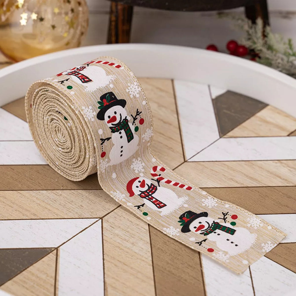 Christmas Decorative Ribbon Snowman for Tree Khaki One Size a3e2150b-ea8d-4205-b1f6-d93975ccf4d6-Max-Origin Trendsi