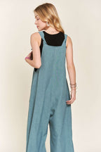 ADORA USA Women Overalls Knotted Wide Strap Wide Leg Air Force Blue a410ec29-e42f-46df-9937-94d52c0de263-Max Trendsi