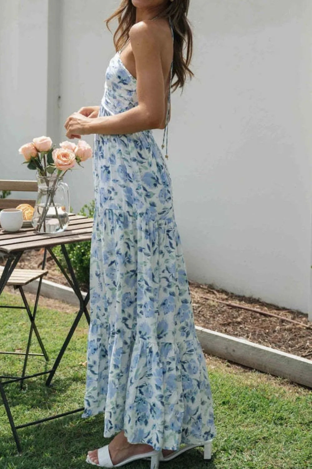 Floral Maxi Dress Halter Cut Out Neck Tiered Backless a44ef134-a6c7-430a-ae0f-eb5d123126bd-Max-Origin Trendsi