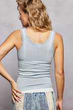 POL Tank Top Powder Blue Lace Trim with Front Button Closure and Pocket a46e36eb-e101-4a8b-bf17-b8807cca67e4-Max-Origin Trendsi