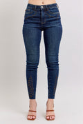 Judy Blue Skinny Jeans Embroidered High Rise Dark Washed Denim Pants Dark a46fff23-b000-4160-8ef8-98c6fa5e89fd-Max Trendsi