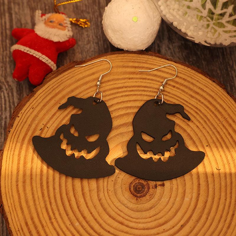 Halloween PU Leather Earrings Hat Shape Jewelry a4a3e966-7031-4a13-b28a-ea34d4b61049-Max Trendsi