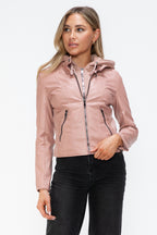 Snobbish Faux Leather Women Jacket Mauve Zip Up Drawstring Hooded a4e4eb87-c8c1-48a3-b490-194a8ae85b0c-Max_6e480b2d-2581-4385-96cb-9982c9435387 Trendsi