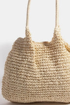 Fame Accessories Beach Tote Bag Straw Braided Long Handle Handbag a5043889-77c0-4eb0-a33e-62cc952b0f6b-Max-Origin Trendsi