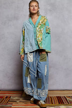 POL Button Down Floral V-Neck Long Sleeve Raw Hem Top a507d26f-9d80-4981-8170-193f1f67c9c4-Max-Origin Trendsi
