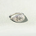 Zircon Ring Flower Epoxy Gum Oil Inlaid 925 sterling silver Jewelry Silver a50bcdf8-07a2-4f6c-9802-df276ec8168d-Max Trendsi