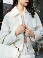 Womens Cropped Jacket Zip Up Long Sleeve Casual Fashion with Front Pockets a52f194b-b194-48d8-a104-958500ec4b78-Max-Origin Trendsi