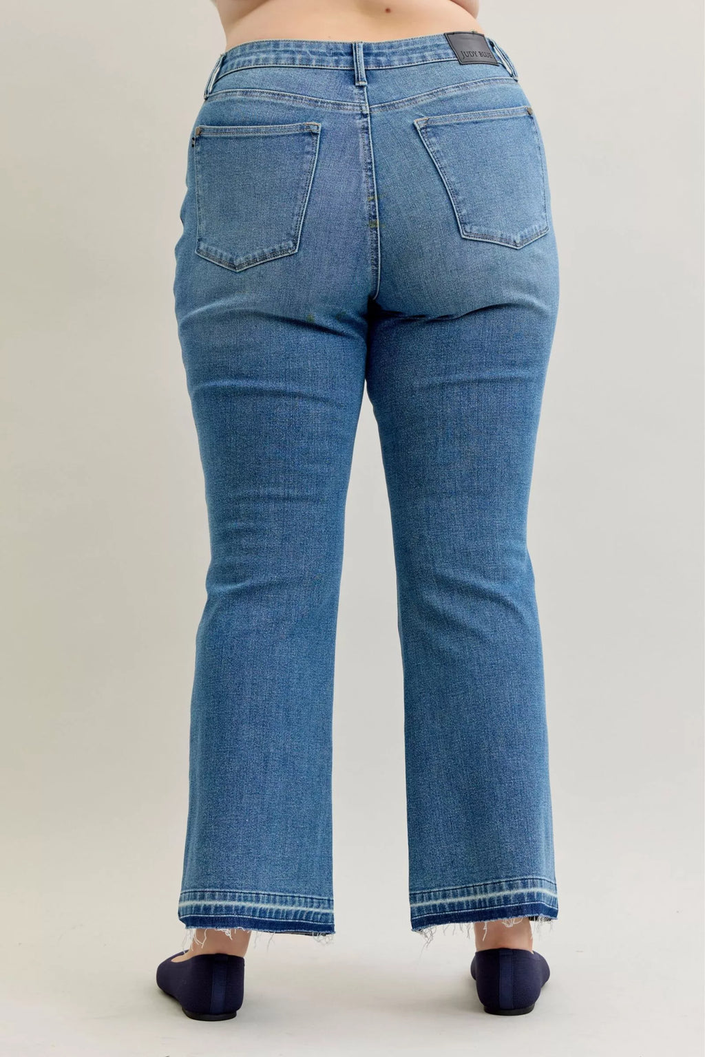 Judy Blue Jeans Mid Rise Slim Bootcut Tummy Control Release Hem Plus Sizes a5737d2a-2c2d-40f9-9ab5-9324fbc55296-Max-Origin Trendsi
