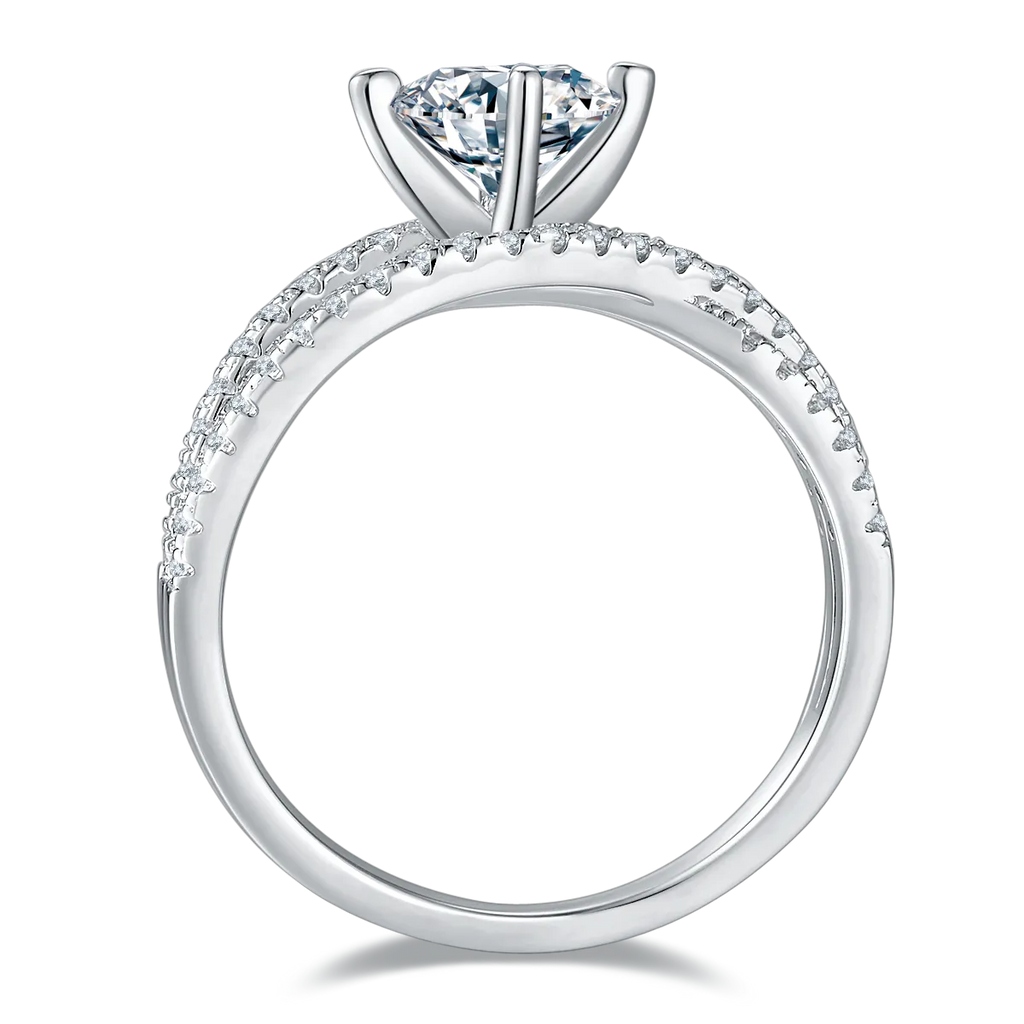 Silver Ring 1 Carat Moissanite Stone 925 Sterling Cross Twist Jewelry a5c9b491-a929-4c03-8782-a5bedb06ea14-Max-Origin Trendsi
