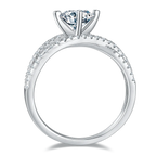 Silver Ring 1 Carat Moissanite Stone 925 Sterling Cross Twist Jewelry a5c9b491-a929-4c03-8782-a5bedb06ea14-Max-Origin Trendsi