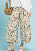 Umgee Women Wide Leg Pants Black Floral Two Tone Print Relaxed BLACK a5d2b497-f2b7-4bda-a636-5a9e67b8201d-Max-Origin Trendsi
