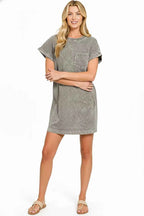 Zenana Cotton T-Shirts Dress Halo Washed Premium Short Sleeve a60b4582-cb4a-4f4b-b649-9a14d3a8a7c3-Max-Origin Trendsi