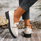 Women's Loafers Stylish Round Toe Block Heels for Comfort and Elegance Shoes a63ffeb18e30431099bff353d6c4ffdf-Max-Origin Trendsi
