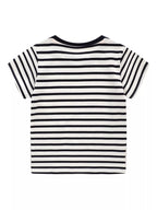 Children's Embroidered Striped Round Neck T-Shirt a662a18bb9a548c4ba0f75e40e8a36aa-Max-Origin Trendsi