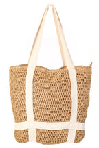 Fame Accessories Straw Tote Bag Braided Hat Carrier Medium Handbag Camel one size a686794a-4220-4327-8dd7-e42c6534f263-Max-Origin Trendsi