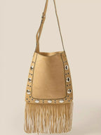 Fame Accesories Womens Tote Bag Faux Suede Grommet Accent Fringe a772b5ab-ae0a-45b6-a3d6-8aa4f69c2ecc-Max-Origin Trendsi