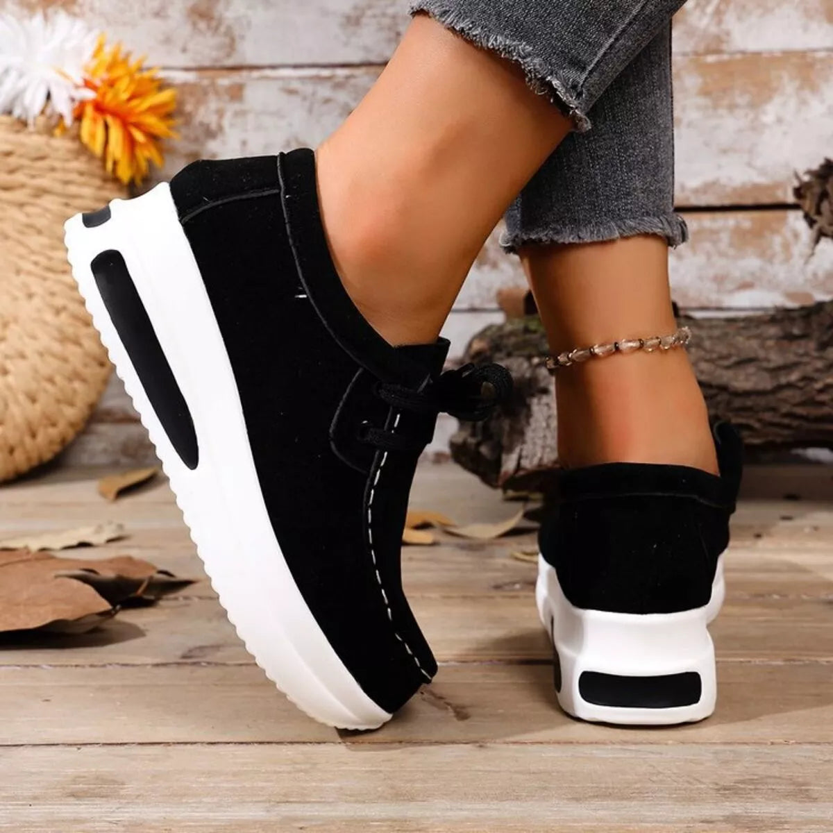 Women's Sneakers Round Toe Platform Mid Heels Shoes a77f52c4d14845849afce63d2bf866b7-Max-Origin Trendsi