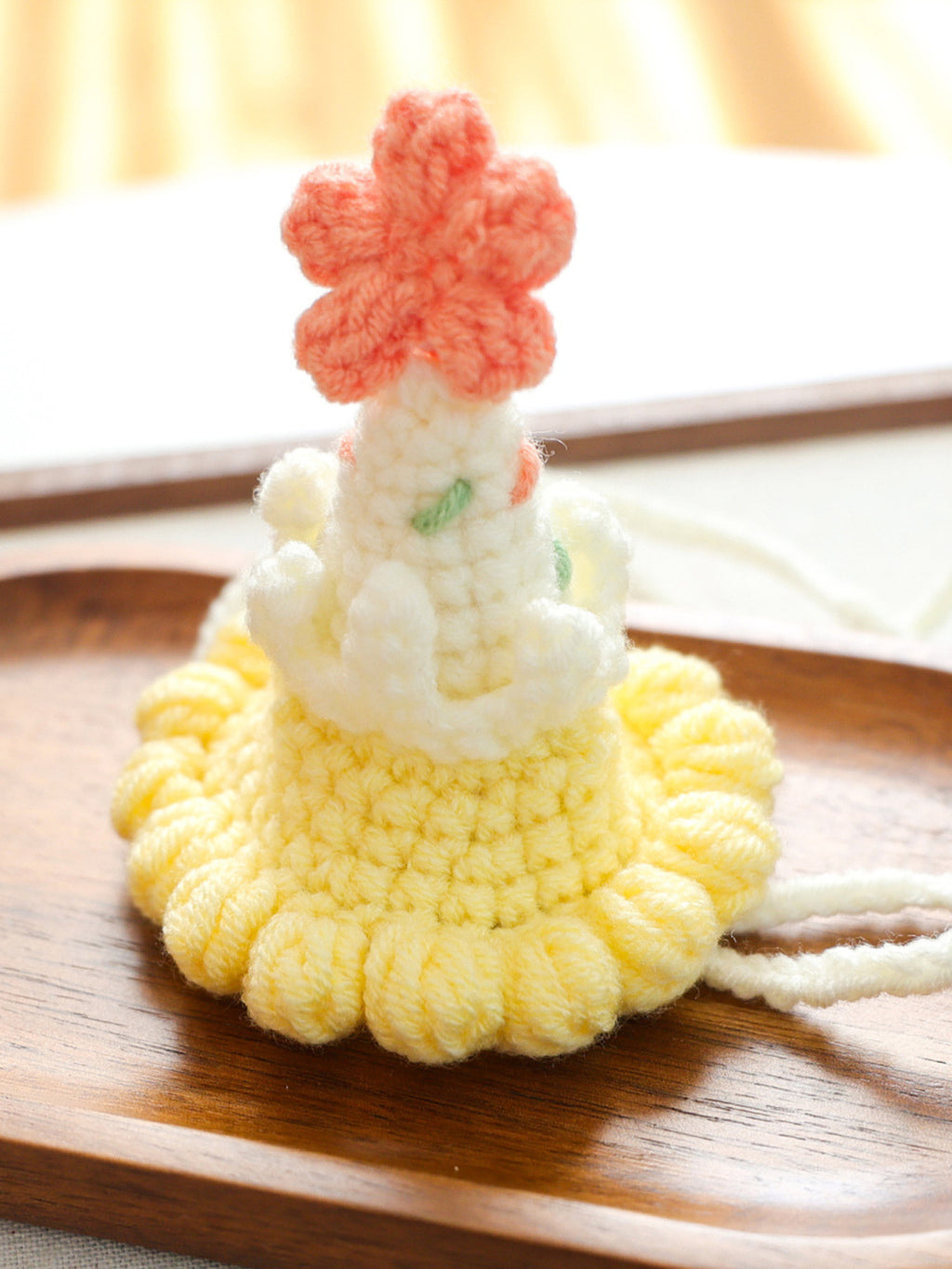 Crochet Knit Pet Hat