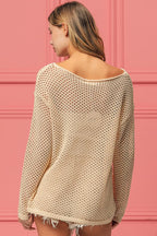 BiBi Knit Top Sequin American Flag Sunglasses Long Sleeve a8058f73e0254b91bc97480234342411-Max-Origin Trendsi