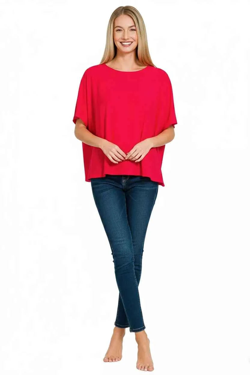 Zenana Round Neck Short Sleeve T-Shirt