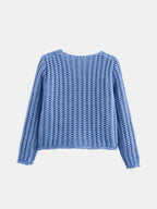 Buttoned Cardigan Women Front Pockets Single Breasted a8a4f88e-0763-41fd-ab10-c540f3ddf98f-Max Trendsi