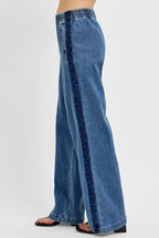 RISEN USA Full Size Women Jeans Elastic Waist Wide Leg Plus Size Denim Pants a9857eb5-201f-41f9-a4ff-afa6bae9d8ef-Max Trendsi
