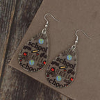 Acrylic Earrings Transparent School Teacher Teardrop Shape Jewelry a9ac6447-e223-420a-80fc-d41551899822-Max Trendsi