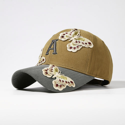 Butterfly Embroidered Baseball Cap