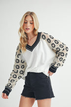 Aemi+Co Women Top V Neck US Stock Crochet Floral Long Sleeve Blouse a9bab84d-f659-4e78-916c-1f0a278bd790-Max Trendsi