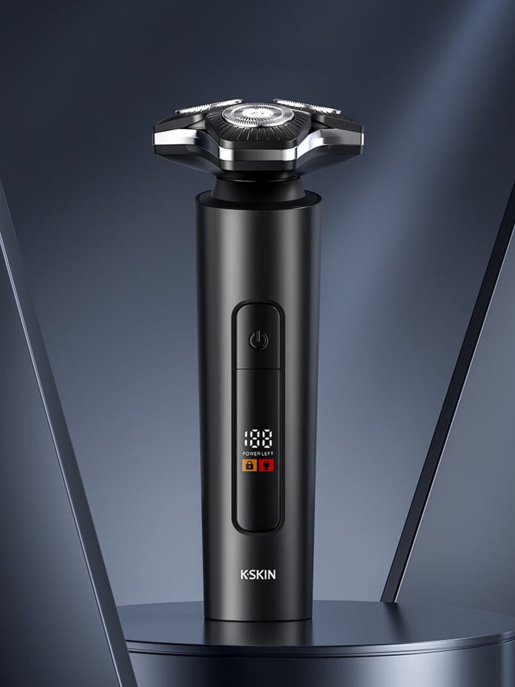 3D Rotary Electric Shaver with LED Display