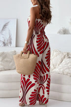 Women's Jumpsuit Printed Smocked Tube Wide Leg Strapless Overall aa318f06-aaa8-4b64-8445-53d6f205229e-Max-Origin Trendsi