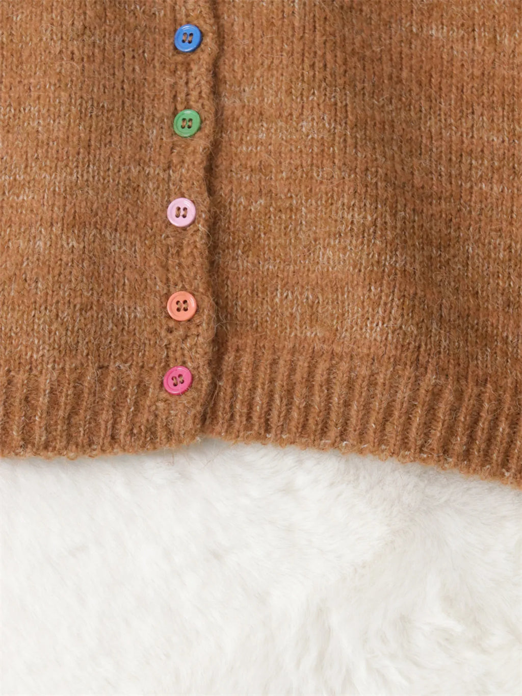 Women's Cardigan Colorful Button-Up Ribbed Hem with Chest Pocket aa610f175387400a817b12f5755b7b1e-Max-Origin Trendsi