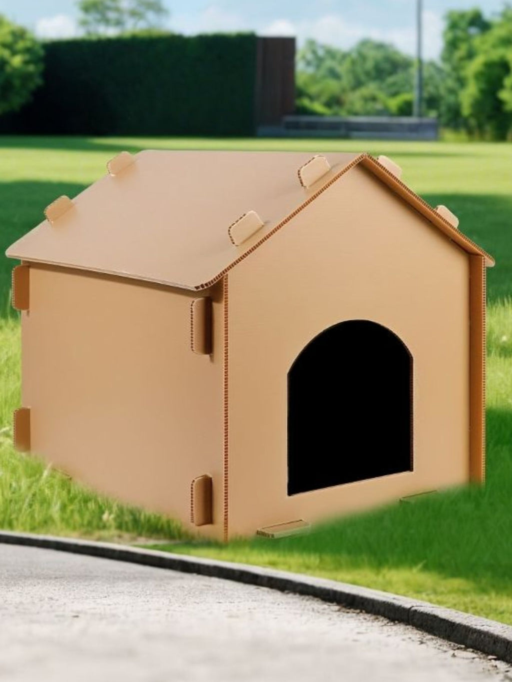 Waterproof Pet House, Plastic, Available in Medium and Large Sizes