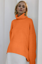 Basic Bae Turtleneck Sweater Viscose Long Sleeve Oversized Knitwear ab7df8f3-4dc6-4283-8dd0-4b91ecbf4d84-Max Trendsi