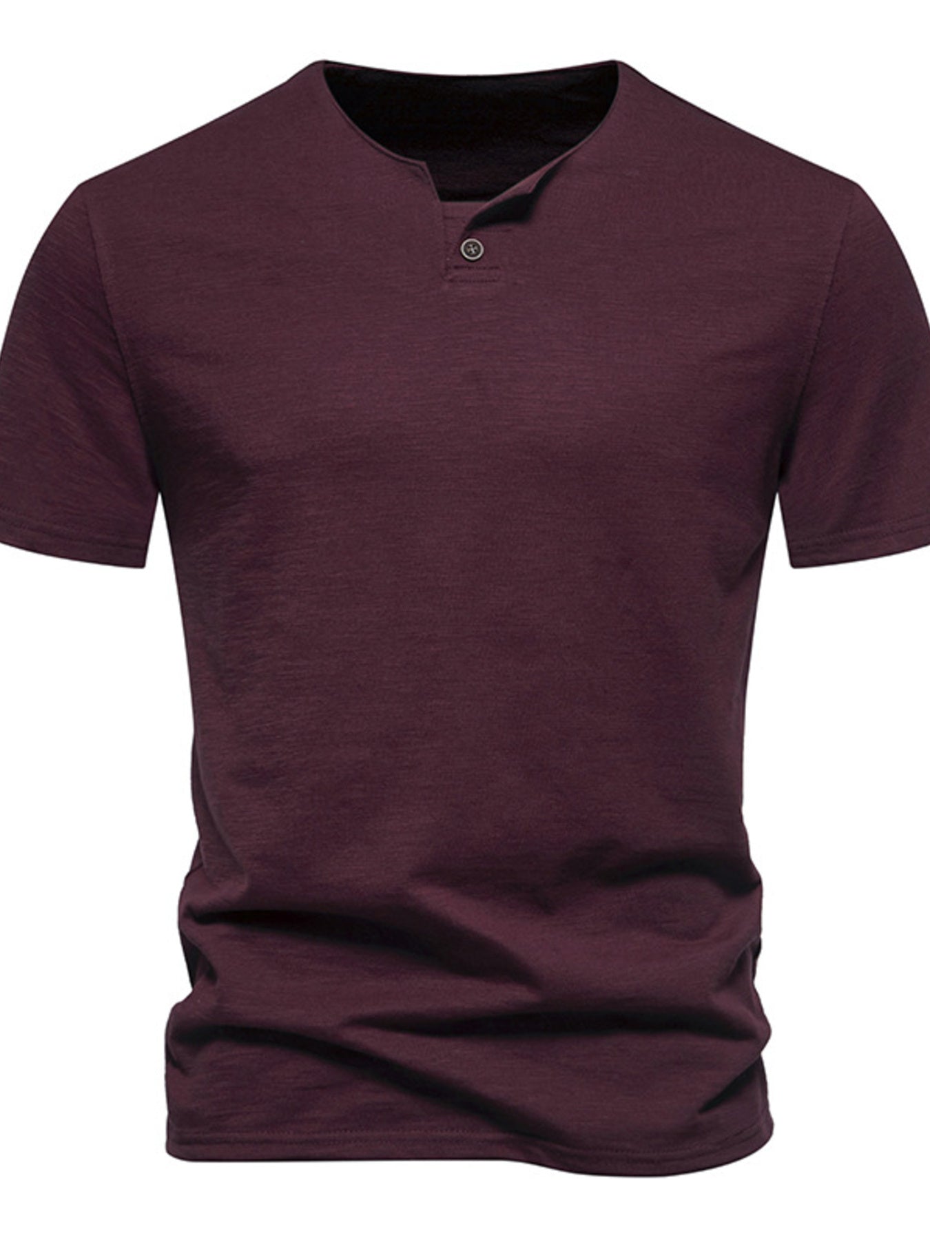 Men's Casual Short Sleeve T-Shirt - Basic Style, Slight Stretch, 95% Cotton, 5% Spandex