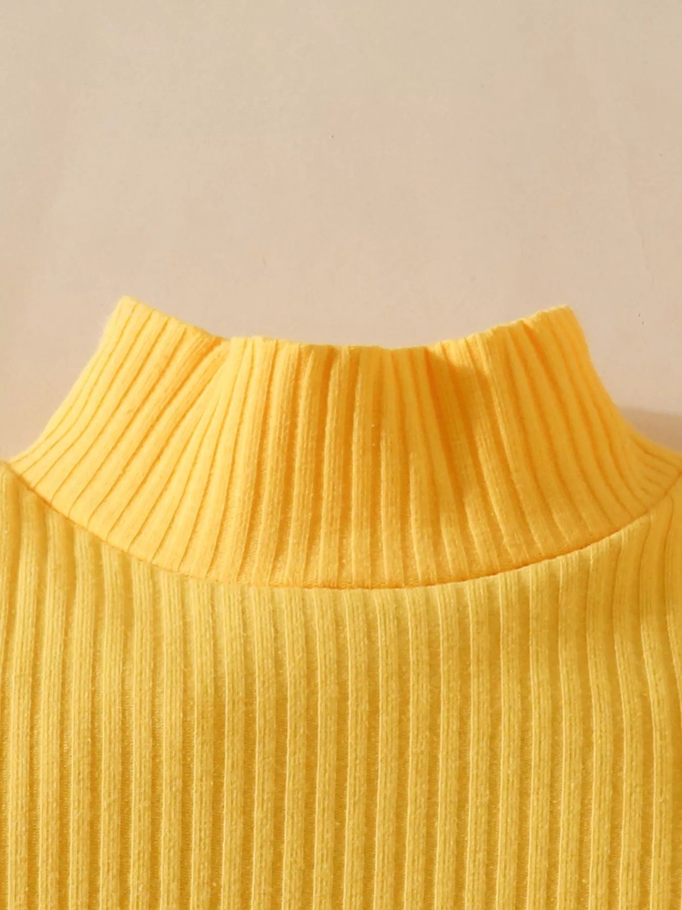 Girl's Baby Outfit Set Yellow Sunflower Ruffled Bodysuit and Pants for Children abe70888-4ac7-4332-9966-76e275643d1e-Max-Origin Trendsi