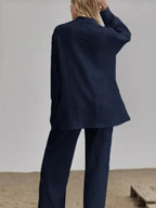 Women's Outfit Set Long Sleeve Shirt and Pants Set Pocketed Lightweight Two-piec ac2473f415b44e19855158f7463c2636-Max-Origin Trendsi