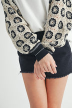 Aemi+Co Women Top V Neck US Stock Crochet Floral Long Sleeve Blouse ac6ce253-5a22-462d-ae21-aaf28ff32e88-Max Trendsi