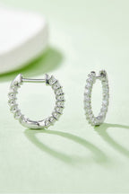 Silver Hoop Earrings Moissanite 0.45 Carat 925 Sterling 18K gold-plated Jewelry acceadc2c81d4d8ca1a7985c9a0d6bc1-Max Trendsi