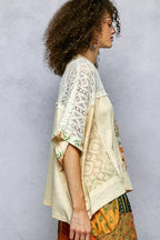POL Women Blouse Creem Floral Patchwork Lace Accent Top ad1ee9f8-2691-4051-82ef-f71d3328fdfb-Max-Origin Trendsi
