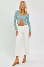 RISEN Womens Crop Wide Jeans Cream White Tummy Control High Rise ad3aabc8-7ac3-418f-ad47-9503ce5a9386-Max-Origin Trendsi