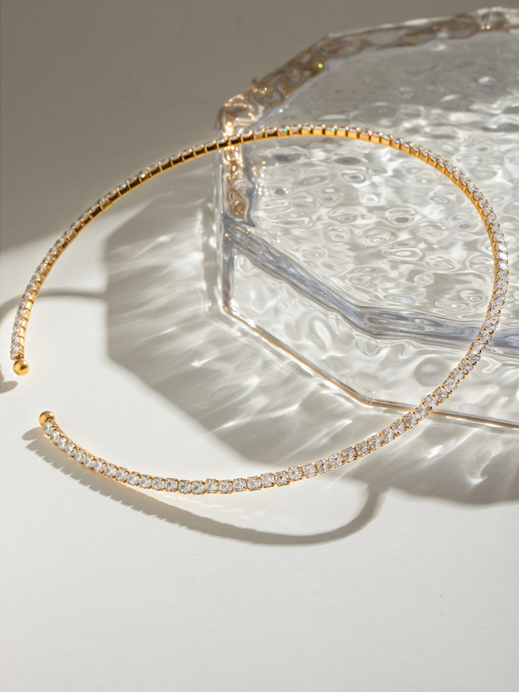 18K gold-plated Necklace Stainless Steel Jack&Din Inlaid Zircon Round Chocker ad7789e3-61da-4ca3-8f93-aebab7a71582-Max Trendsi