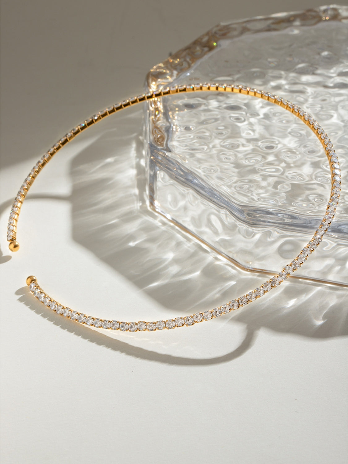 18K gold-plated Necklace Stainless Steel Jack&Din Inlaid Zircon Round Chocker ad7789e3-61da-4ca3-8f93-aebab7a71582-Max Trendsi