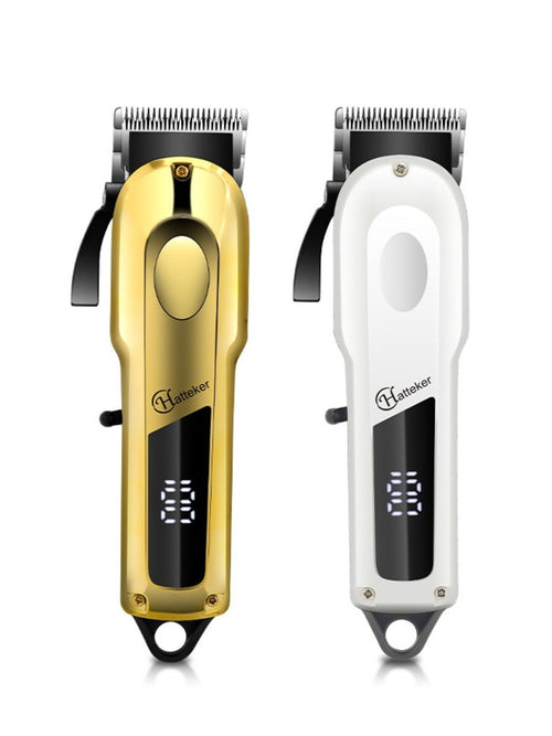 Electric Foil Shaver with LED Display, Adjustable 5-Piece Set, ABS Material