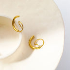 Spiral Earrings Stainless Steel 18K Gold-Plated Gold Silver Elegant Jewelry adff9fcb-2b9a-4e69-8c33-15b04f5a120b-Min Trendsi