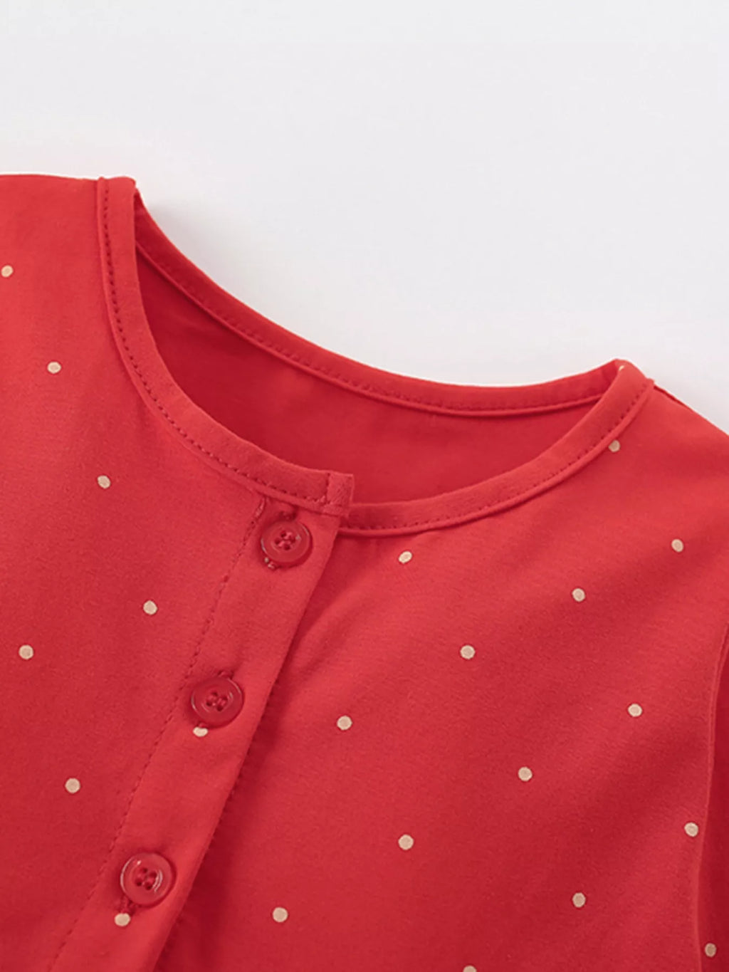 Children's Reindeer Polka Dot Button Detail Dress ae839cf9703d456d86603afc60dbd7a5-Max-Origin Trendsi