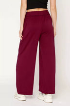 Umgee Womens Jogger Pants Elastic Drawstring Waistband Wide Leg Pants af33e298-656b-4f3d-bbb5-0b45a45c2af1-Max-Origin Trendsi