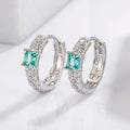 Zircon Earrings 925 Sterling Silver Inlaid Jewelry Silver One Size afab2abd-4ef2-42da-9ac9-9707c7a9258d-Max Trendsi